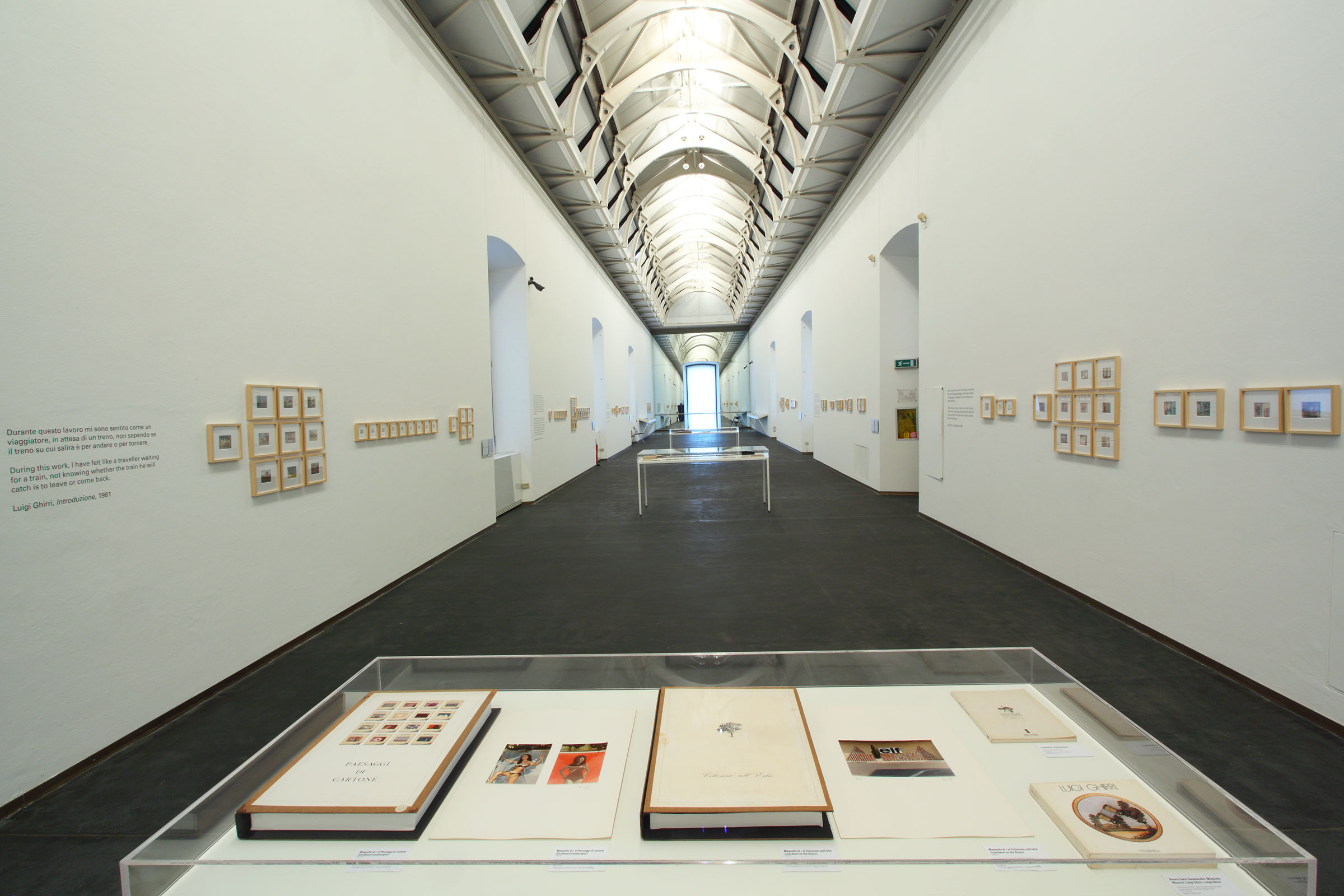 u0022Le scatole viventi / The living boxes. Luigi Ghirri, Project prints. La temperatura mentale della fotografia / The mental temperature of photographyu0022, installation view